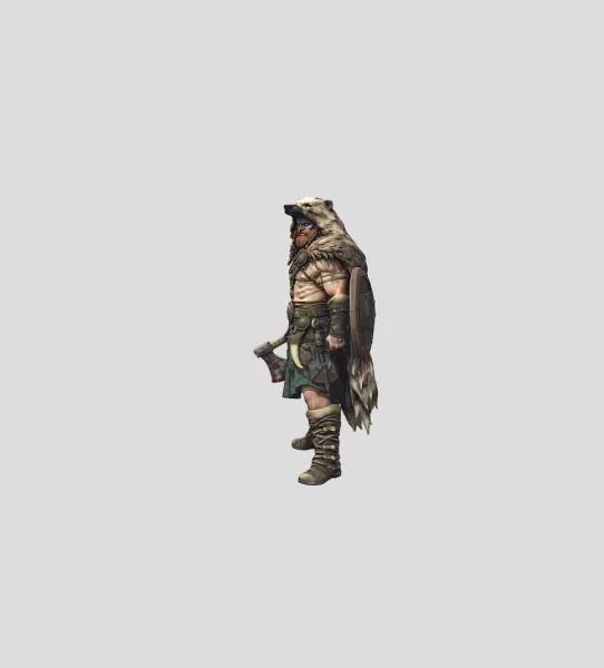 Berserker Warrior - Model preview 2