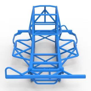 Frame of BriSCA Micro Formula 2 Stock Car Scale 1:16 - Model thumbnail 6