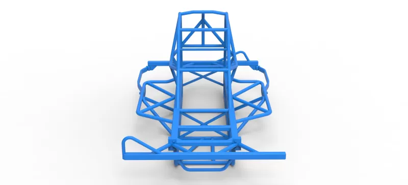 Frame of BriSCA Micro Formula 2 Stock Car Scale 1:16 - Model preview 6