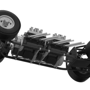 Vintage AWD Dragster Base Version 2 Scale 1:25 - Model thumbnail 3
