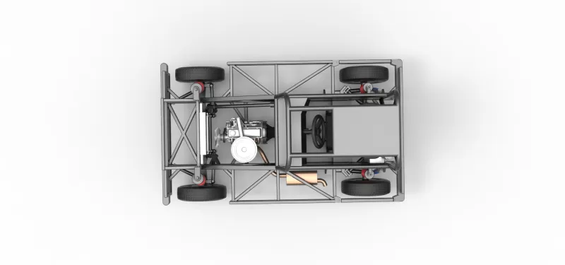 New Zealand Ministock car Base Scale 1:25 - Model preview 11