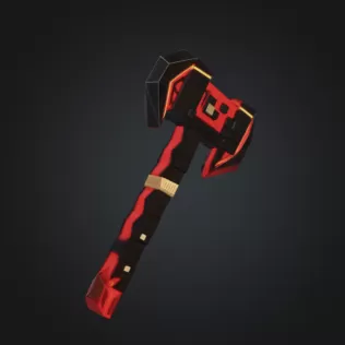 Minecraft Axe - Model thumbnail 2