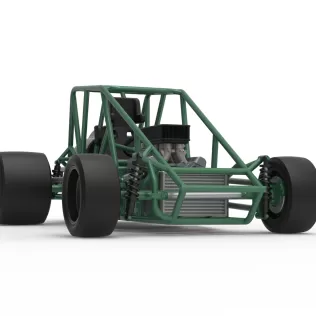 Pavement Silver Crown Car Base Scale 1:25 - Model thumbnail 27