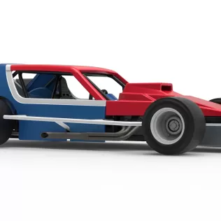 Vintage Asphalt Modified stock car V10 Scale 1:25 - Model thumbnail 25