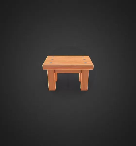 Living The Dream Stepping Stool - Model preview 1