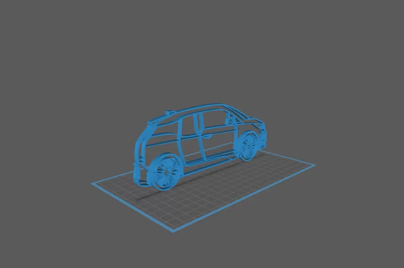 BMW - I3 Wall Art - Model preview 1
