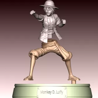 Monkey D Luffy Fan Art - Model thumbnail 10
