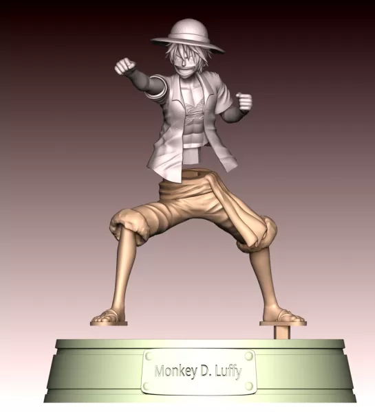 Monkey D Luffy Fan Art - Model preview 10