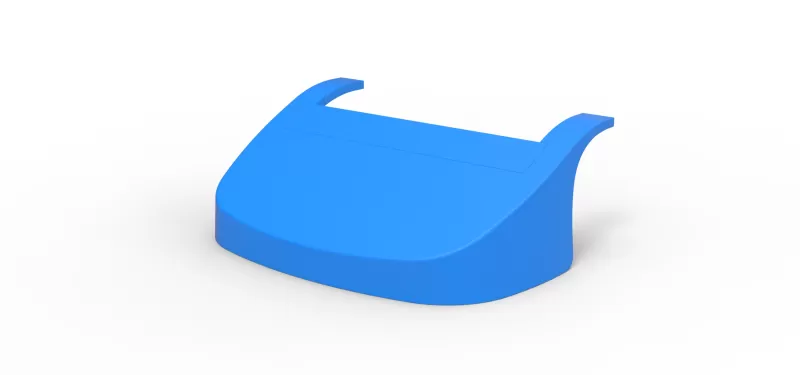 Nose of Vintage Asphalt Outlaw Super late model Scale 1:25 - Model preview 2