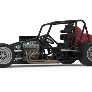Pavement Silver Crown Car Base Version 3 Scale 1:25 - Model thumbnail 2
