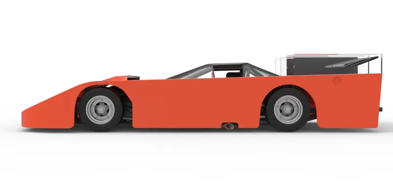 Vintage Asphalt Outlaw Super late model 1:25 - Model preview 9