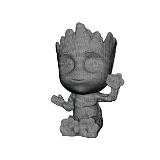 Grut 3D Model - Fantasy Cartoon Character Adorable Tree Spirit - Model thumbnail 4