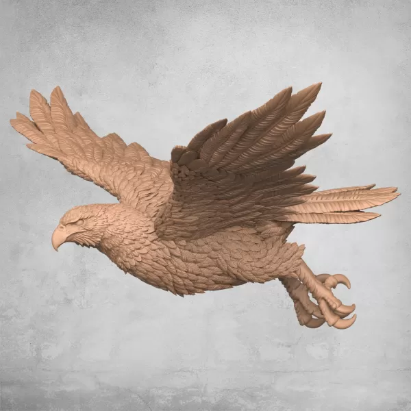 Flying Eagle Statue - Model preview 1