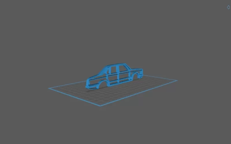 BMW - Serie 7 E23 Wall Art - Model preview 2