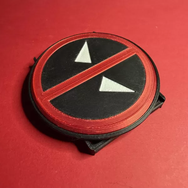 Deadpool Snaplock Belt Buckle - Model preview 2