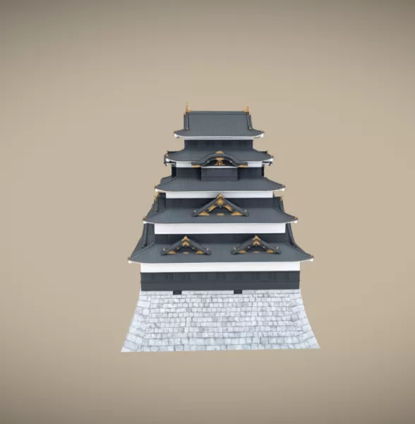Edo Castle - Model preview 2