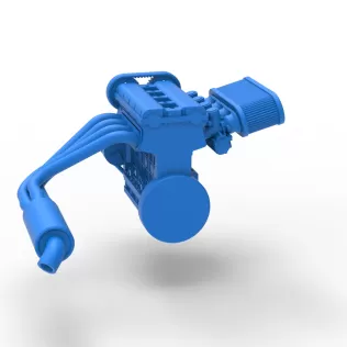 Engine of New Zealand Minisprint Scale 1:25 - Model thumbnail 11