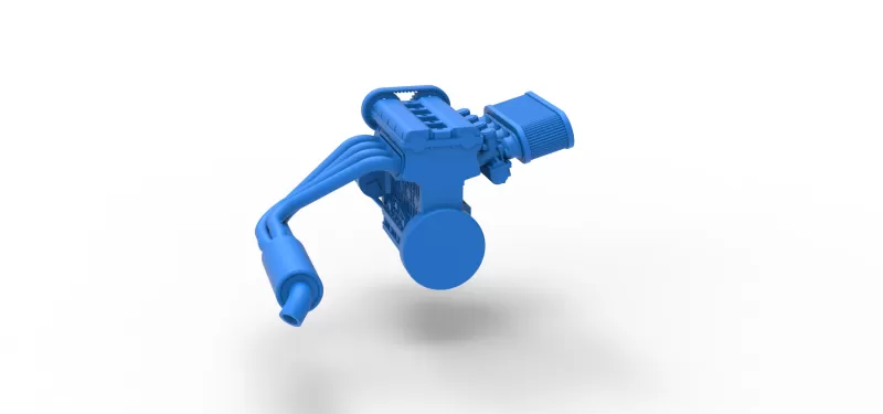 Engine of New Zealand Minisprint Scale 1:25 - Model preview 11