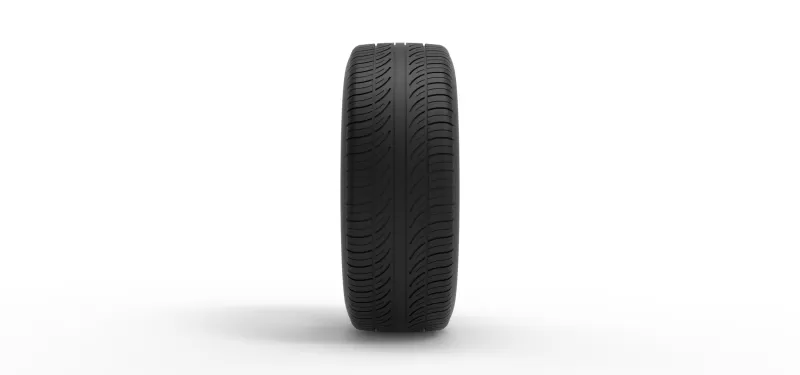 Race tire 8 Scale 1:25 - Model preview 4