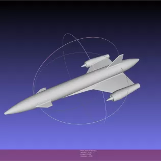 ESA Invictus Hypersonic Spaceplane Model - Model thumbnail 7
