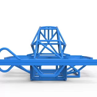 Frame of BriSCA Formula 2 Stock Car Scale 1:25 - Model thumbnail 5