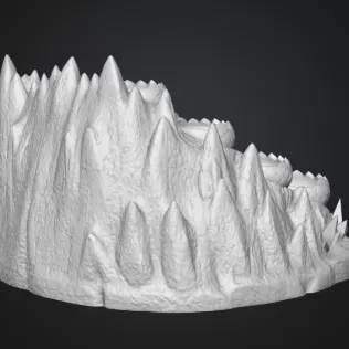 Volcanic Dragon Egg Mountain Organizer STL File for 3D Print - Model thumbnail 15