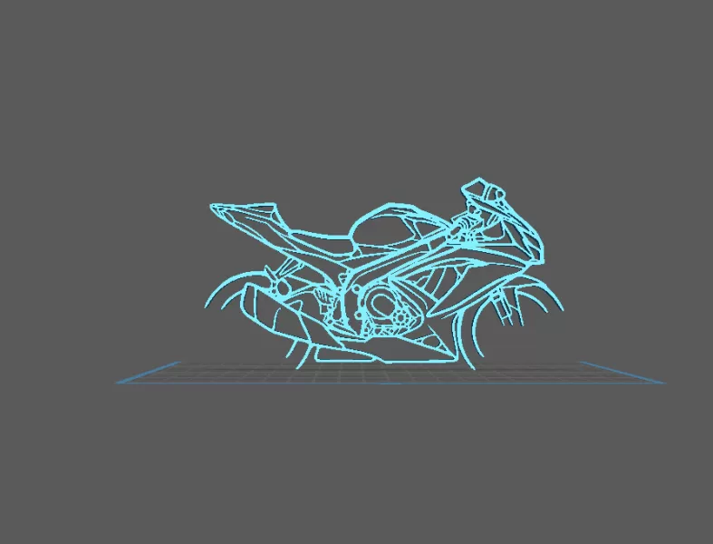 Suzuki - GSXR Wall Art - Model preview 1