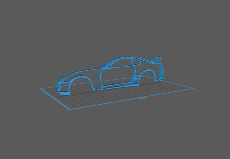 Toyota - Supra MK4 Wall Art - Model preview 1