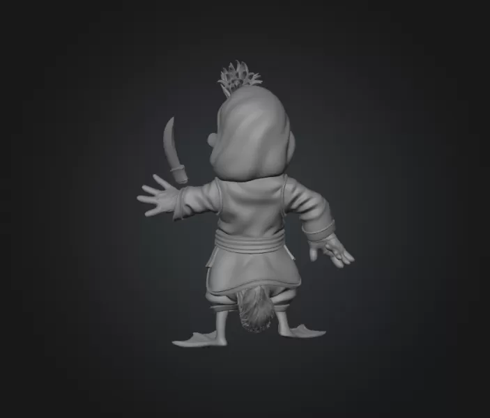 Ninja duck - Model preview 3