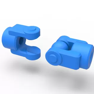 Cardan shaft joint Scale 1:25 - Model thumbnail 9
