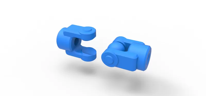 Cardan shaft joint Scale 1:25 - Model preview 9