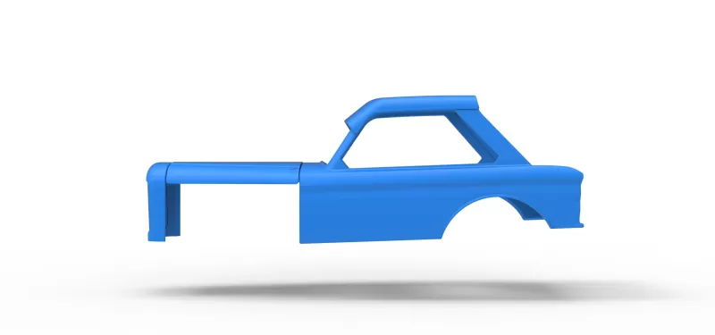 Shell of New Zealand Vintage Stock car Scale 1:25 - Model preview 7