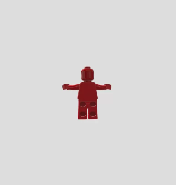 Lego Deadpool Model - Model preview 3