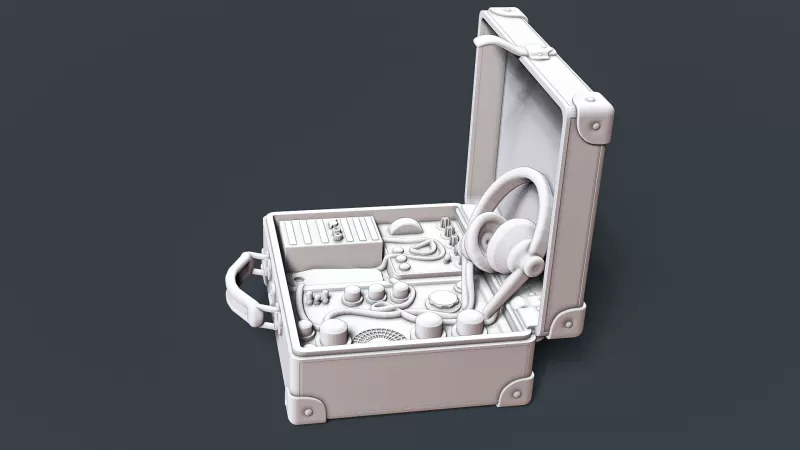 Military Suitcase Radio #RoZ - Model preview 4