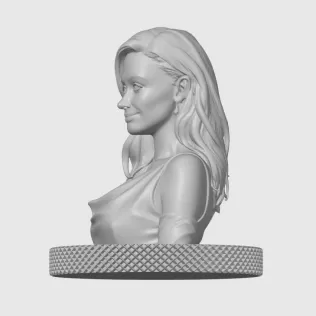 Emmy Rossum 3D Model Print - Model thumbnail 5