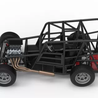 Dwarf car Base Scale 1:25 - Model thumbnail 10