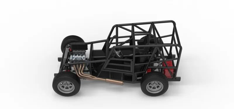 Dwarf car Base Scale 1:25 - Model preview 10