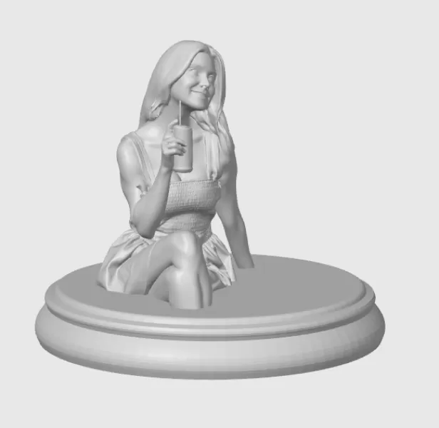 Millie Bobby Brown 3D Bust Print - Model preview 8