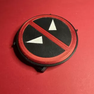 Deadpool Snaplock Belt Buckle - Model thumbnail 5