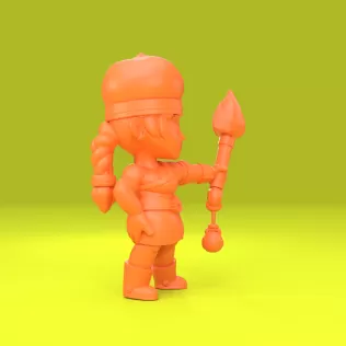 Amber (Original) - Brawl Stars - Model thumbnail 4