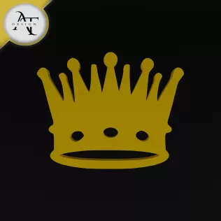 Simple Crown Symbol - 2D Art