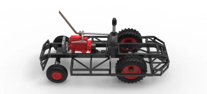 Chassis of Racing Combine Harvester Scale 1:25 - Model preview 18