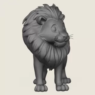The Lion King Print Ready 3D Model - Model thumbnail 2