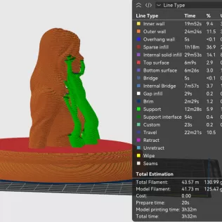 Rosamund Pike 3D Bust - Model thumbnail 2