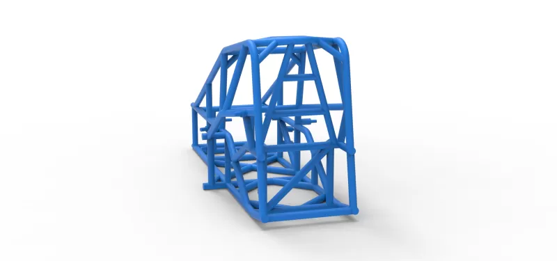 Frame of Three Quarter Midget Scale 1:25 - Model preview 10