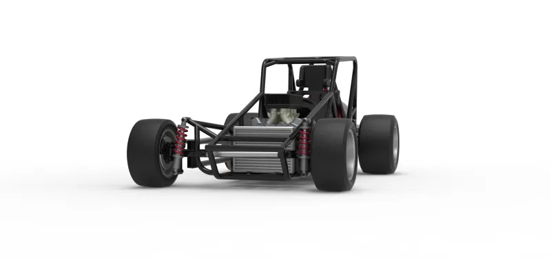 Pavement Silver Crown Car Base Version 3 Scale 1:25 - Model preview 6