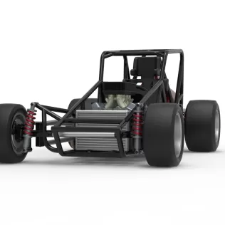 Pavement Silver Crown Car Base Version 3 Scale 1:25 - Model thumbnail 6