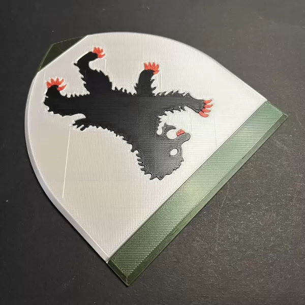 Game of Thrones Sigil of House Mormont Coaster - Model preview 3