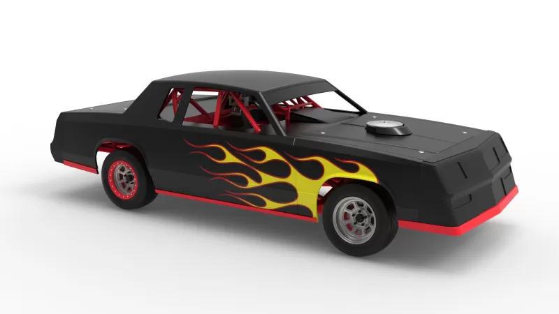 IMCA Stock car Version 2 Scale 1:25 - Model preview 21