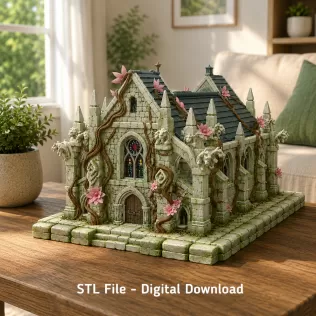 Blossom Cathedral STL File for 3D Print